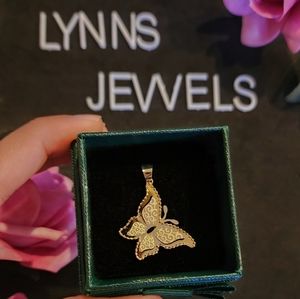 SOLD: 18K Real Saudi Gold 3D Butterfly Pendant